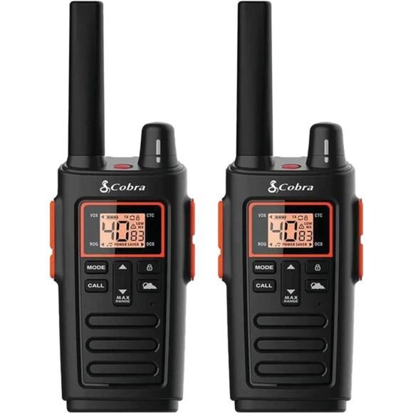 Walkie Talkies - Rechargeable, 40 Preset Channels, Long Range  32-Mile Two-Way - Picture 1 of 7